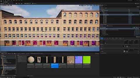 Unreal Engine 5.3 - Creating own City Kit with WorldBLD|CityBLD & Megascans Assets - Part 1 - 4K