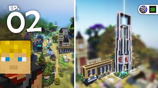 Minecraft Survival [02]: THE ULTIMATE SKYSCRAPER! (OF “VILLAGER TRADING”)