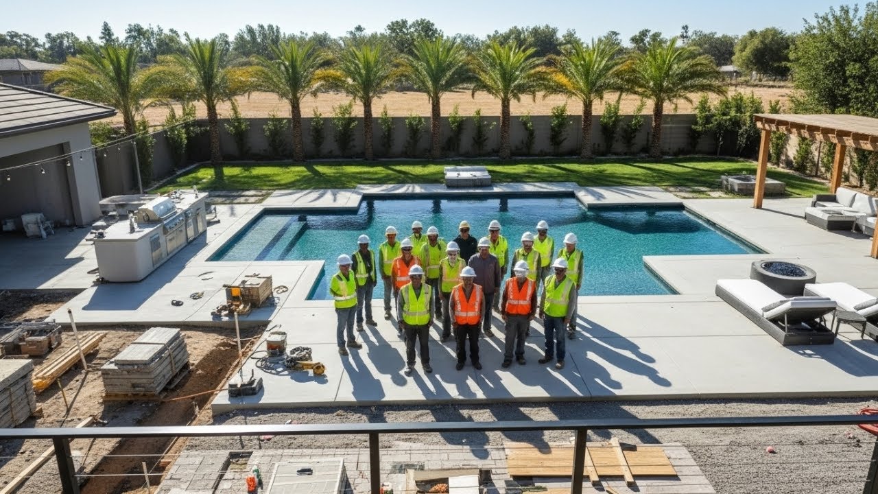 Man Builds DREAM BACKYARD With an Amazing POOL From Nothing
