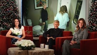 Ellen and Julia Roberts Scare Julia Louis-Dreyfus