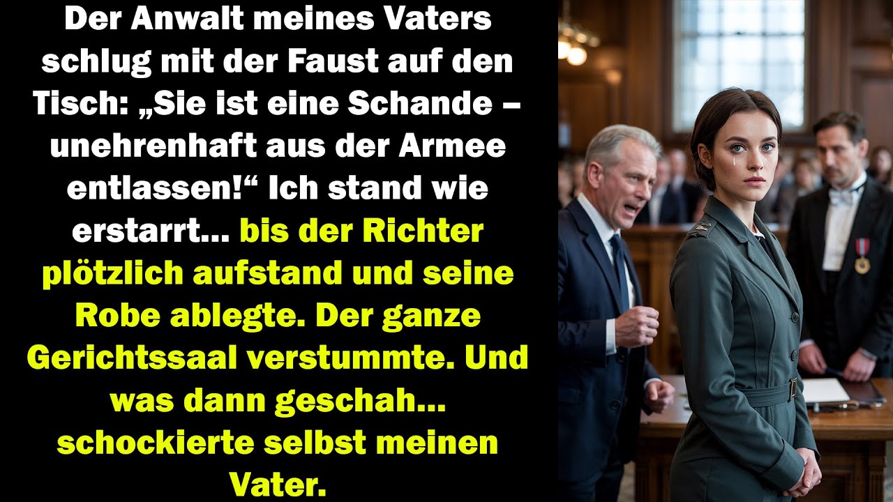 „Sie ist eine Schande!“ schrie der Anwalt – doch als der Richter die Robe ablegte, wurde es still…