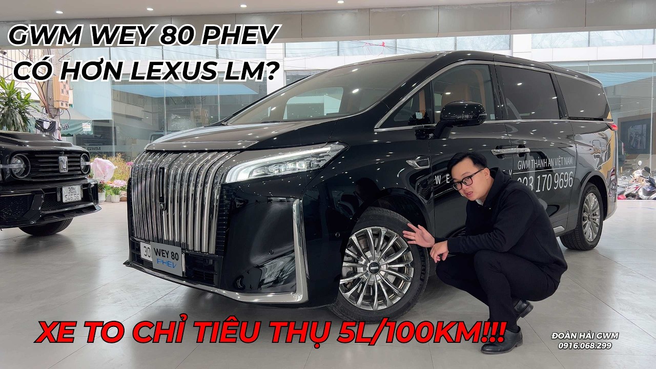 WEY 80 PHEV 6 Chỗ - Cực kỳ êm ái, mượt mà nhất phân khúc MPV ở Việt Nam!