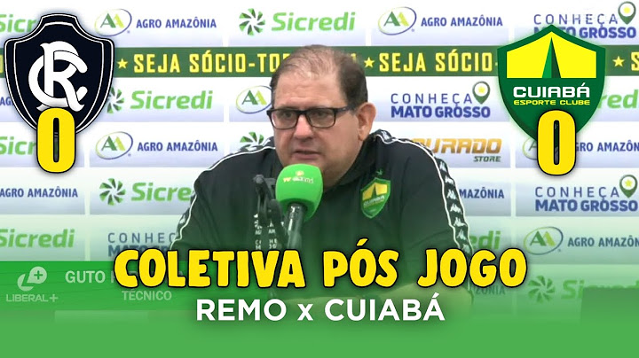 Guto Ferreira's press conference after the Remo x Cuiaba game