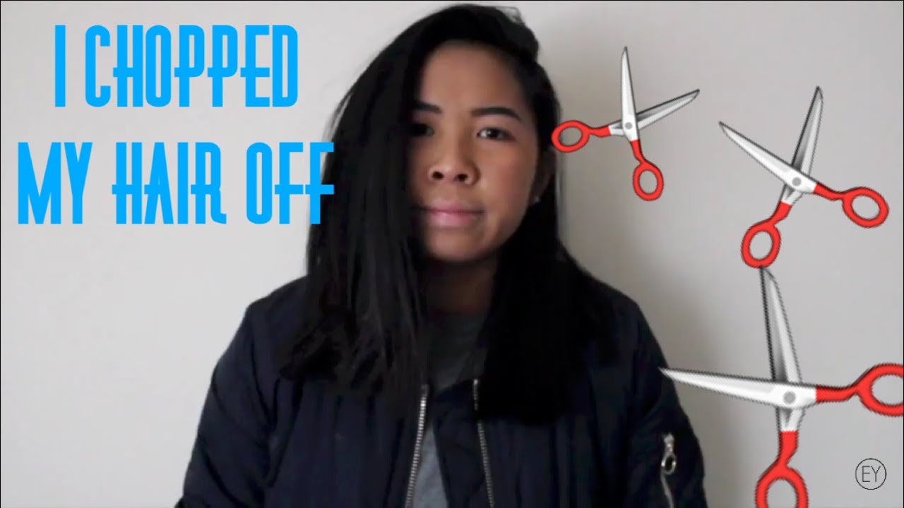 I CHOPPED MY HAIR OFF | Erica Yoshii