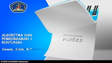 Kuliah Daring, MK. Algoritma dan Pemrograman I, Pertemuan Ke-6