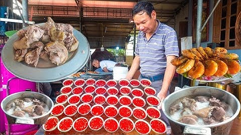 Cỗ Nhà Quê Thái Bình Đại Tiệc Dê Cả Con Trong Ngày Giỗ Tổ