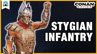 Stygian Infantry Armor – Battle Pass Armor Showcase | Conan Exiles: Age of War