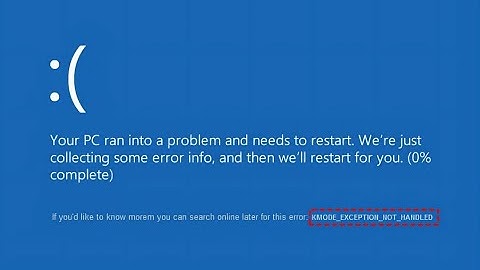Windows 10 Blue Screen: KMODE EXCEPTION NOT HANDLED ETD.sys, Windows 10 Blue Screen