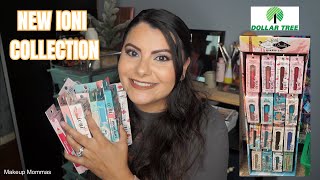 NEW IONI MAKEUP COLLECTION + SWATCHES | Dollar Tree Makeup | Cali Beauty Collection | MakeupMommas