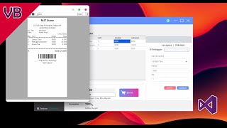 Aplikasi Kasir Desktop Dengan Database MySQL VB.NET Modern Design  - Suport Mini Printing Receipt screenshot 2