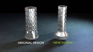 Straumann® thinner SRA TAN coping for temporary restorations