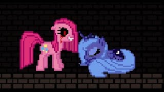 Lunapony.exe - I Guess Pinkamena Was Very Hungry For Lunas Blood.. Easter Egg