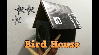 How to make a diy birdhouse using only cardboard and a few popsicle sticks?Do you want your budgies to enjoy with a lot of 