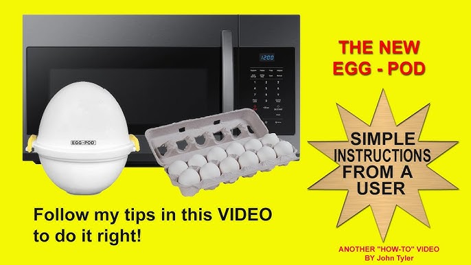 Eggpod by Egg Cooker Wireless Microwave Hardboiled Egg Maker, Cooker, Egg  Boiler & Steamer, 4 Perfectly-Cooked Hard Boiled Eggs in Under 9 Minutes as  Seen - China Egg Boilers and Mini Egg