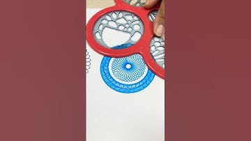 Slow Drawing! Do you like it? #relaxing #spirograph #satisfy #asmr #shorts