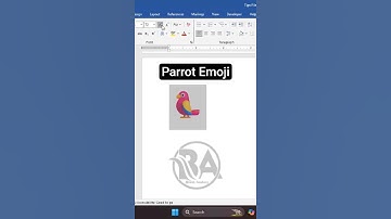 MS Word - Parrot Keyboard Shortcut Key ll Bivash Academy