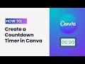 How to Create a Countdown Timer in Canva | Simple 5-Second Countdown Timer Tutorial