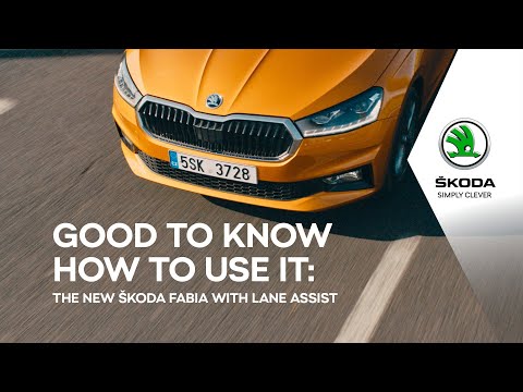 The new ŠKODA FABIA: Using Lane Assist