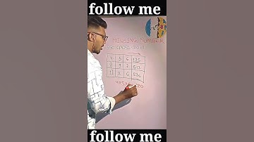 Missing number-5 reasoning tricks for ssc ntpc rrb railway police all exam #reasoningmaster #shorts