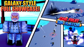 How To Get Garp Galaxy Style Full Showcase In One Fruit Simulator