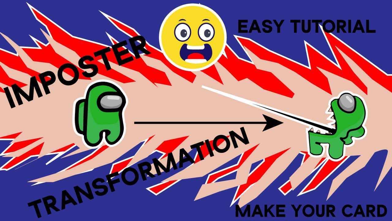 Amazing Spin Trick With Paper To Transform A Crewmate Into Imposter Among US Game - Easy Tutorial