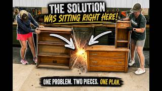 These Two Furniture Pieces Were Never Meant to Go Together… | Barrister Bookcase Makeover