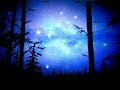 How to Paint a Simple Night Scene in the Forest . Spray Paint Art. by Antonipaints