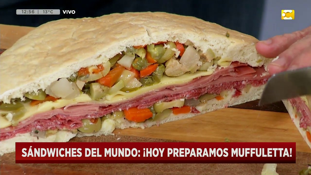 ¿Cómo hacer un sándwich muffuletta? Recetas de Claudio Guarnaccia (1) en Hoy Nos Toca a las Diez television reddit
