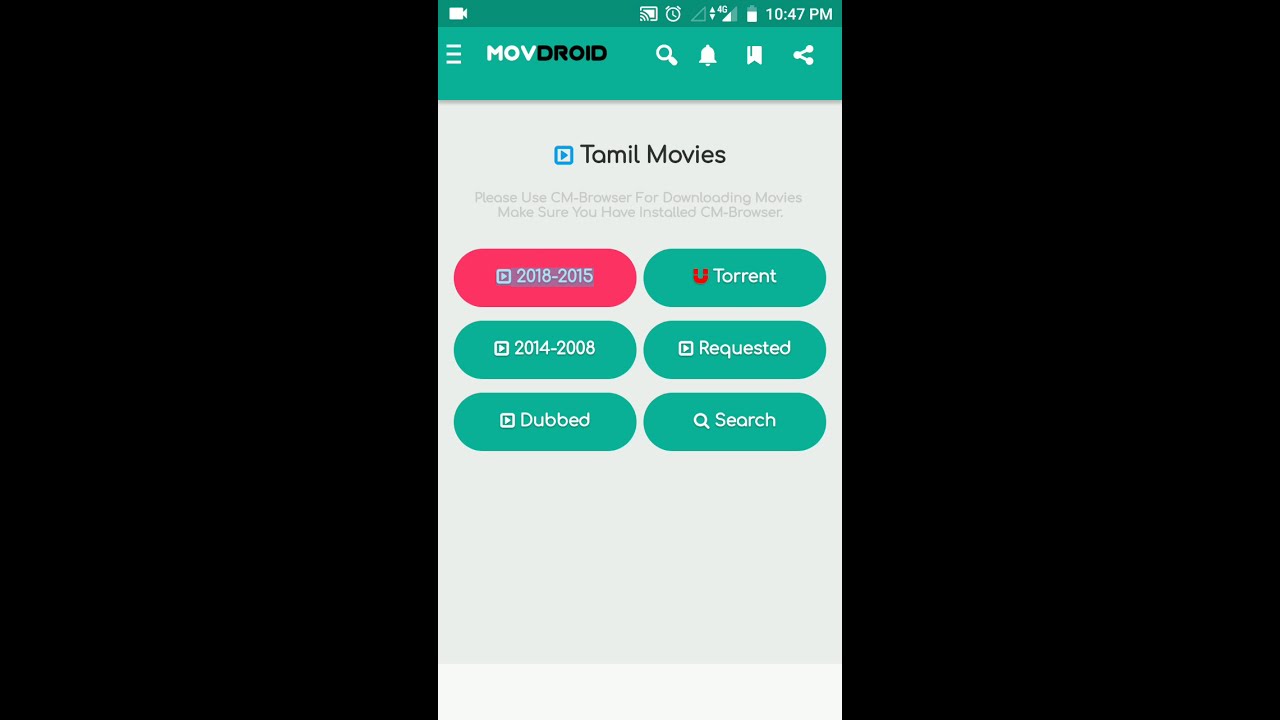 How to Download latest Movies with MovDroid app - YouTube