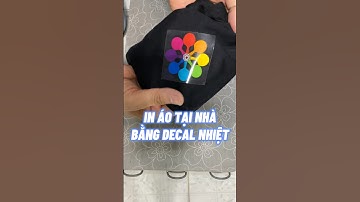 Cách in áo thun tại nhà bằng decal chuyển nhiệt #thegioidecal #decalnhiet #inaotheoyeucau