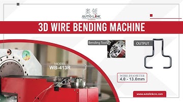 3D Wire Bending Machine | Metal Clamp | Automobile Industry | máquina de dobrar arame