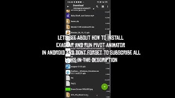 Running Pivot Animator on Android....(working) now with advanced captions press the CC button.