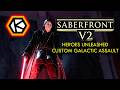 *NEW* SABERFRONT HEROES UNLEASHED IS AWESOME | Galactic Assault | Star Wars Battlefront 2