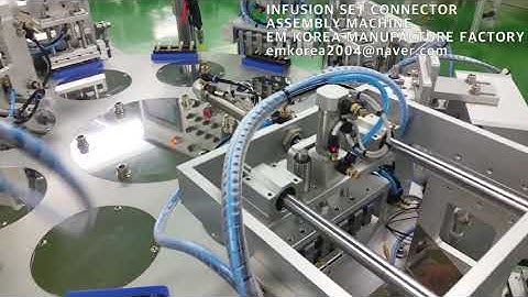 INFUSION SET CONNECTOR ASSEMBLY MACHINE