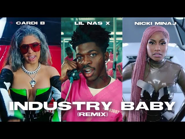 Lil Nas X - INDUSTRY BABY ft. Cardi B & Nicki Minaj (Remix) class=