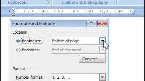 How to edit Footnote & Endnote settings