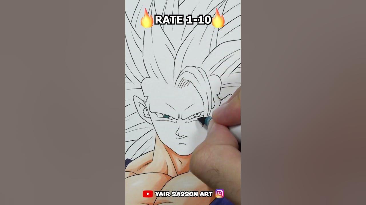 Goku Super Sayajin 3 - Desenho de sorvis - Gartic