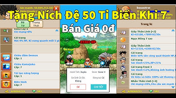 Ngọc Rồng Online-Cách Nhận Ních Đệ 50 Tỉ Biến Khỉ 7 Miễn Phí Chỉ Mất 1 Phút