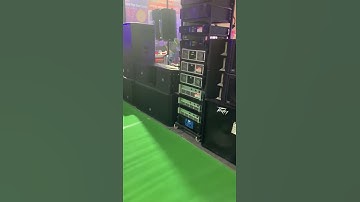Peavey Line Array Versarray 112 MKII Live demo MX MDR Pro Wave expo 2019 Sounds so good...😊