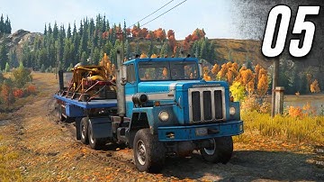 SnowRunner - Part 5 - BOUGHT A NEW TRUCK! (International Paystar)