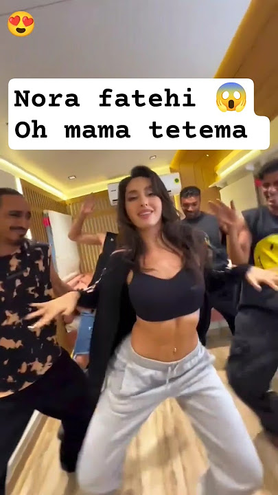 oh mama tetema Nora fatehi and rayvanny new song #bollywood #newsong #norafatehi #morocco #india