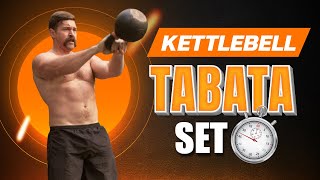 4 Minute Kettlebell Tabata Workout (Burn Fat & Build Muscles FAST) | Coach MANdler