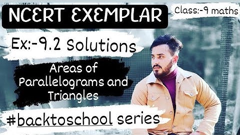 Area of ||gm and ∆