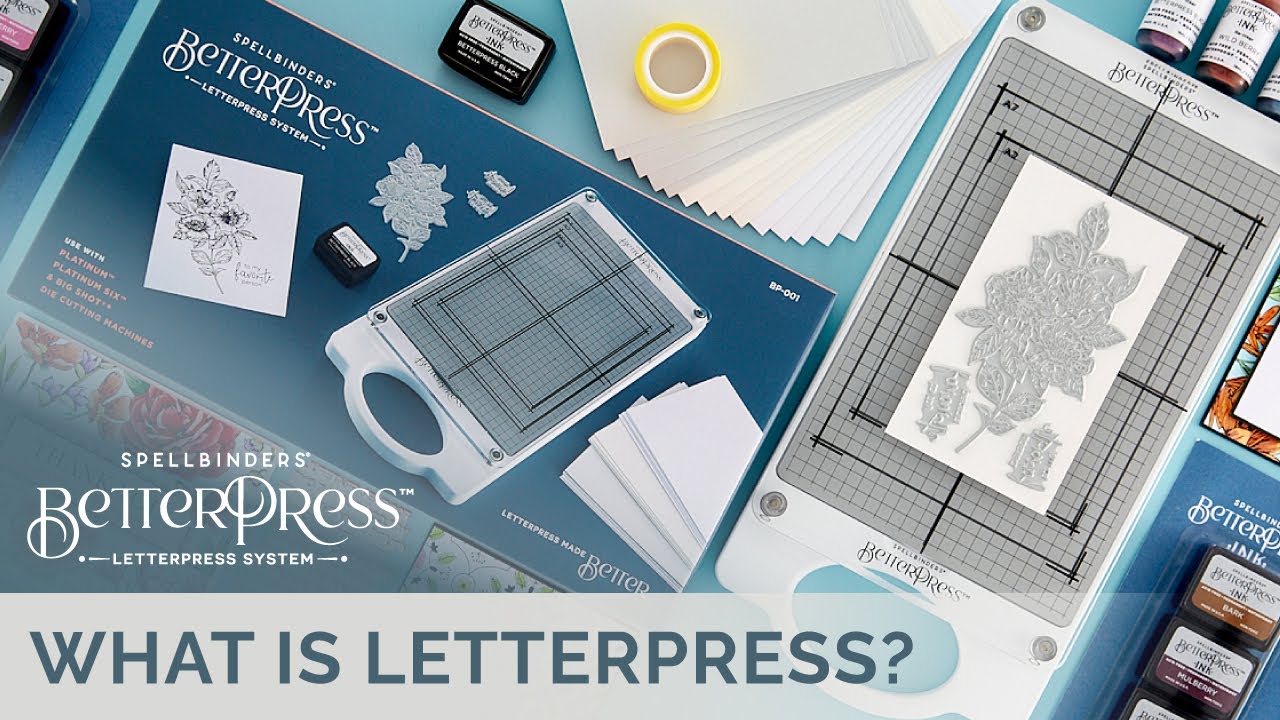 Spellbinders BetterPress Letterpress Machine/for Cardmaking and Paper  Crafts/BP-001