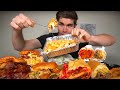 Eating the FATTEST Burgers, Sandwiches, & Loaded Cheese Fries Mukbang - FAT SAL’S FEAST.