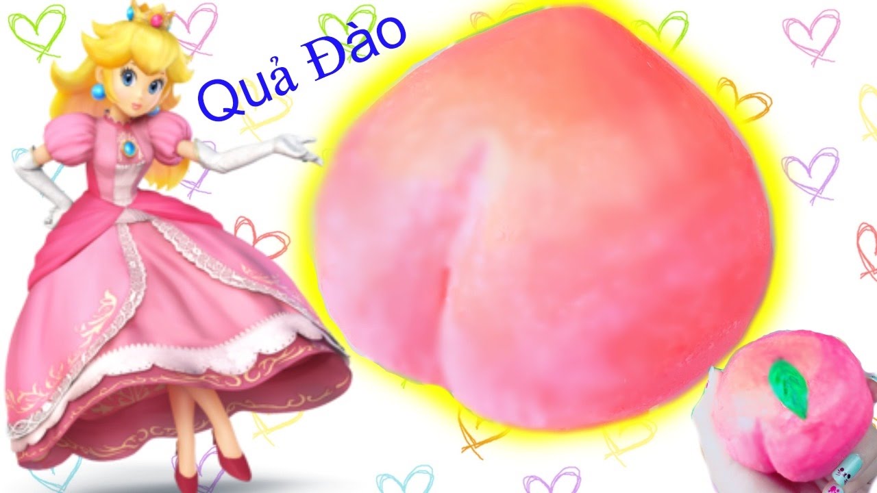 Hướng Dẫn Làm Squishy Quả Đào???? Cho Công Chúa Peach -... - youtube