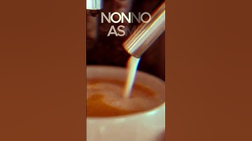 Thumbnail of ASMR A CUP OF MILK FOAM CAFE LATTE AFTER DINNER! MILK BUBBLES SOUND! #like #coffee #daily #new #fun