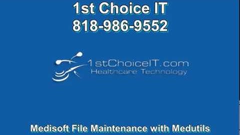 Medisoft File Maintenance
