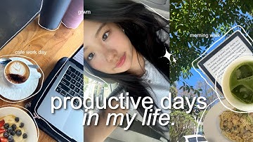 introvert vlog 💌 quiet & productive day, cafe work, night routine