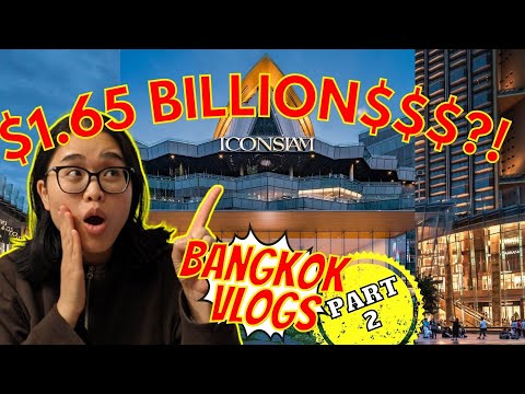 $1.65 BILLION SHOPPING MALL?! Visiting ICONSIAM the MOST LUXURIOUS MALL in Bangkok, Thailand! (PT 2)